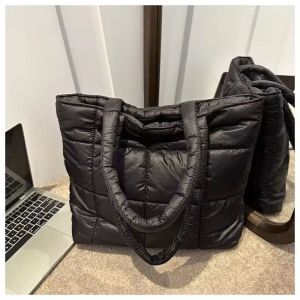 Tote Bag Wanita Puffy Muat Laptop Totebag Kuliahan / Sekolahan (Tebal & Kuat) - By Hana