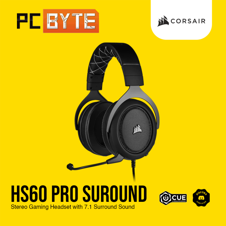 Corsair Hs60 Pro Corsair Surround Sound CORSAIR HS60 PRO SURROUND