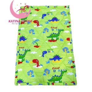 Nệm cho bé đi học 80x120cm Katina House nệm mềm mát vải cotton Thắng Lợi họa tiết gần gũi