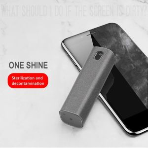 New 2 In 1 Phone Screen Cleaner Spray Portable Tablet Mobile PC Screen Cleaner Microfiber Cloth Set Cleaning Artifact