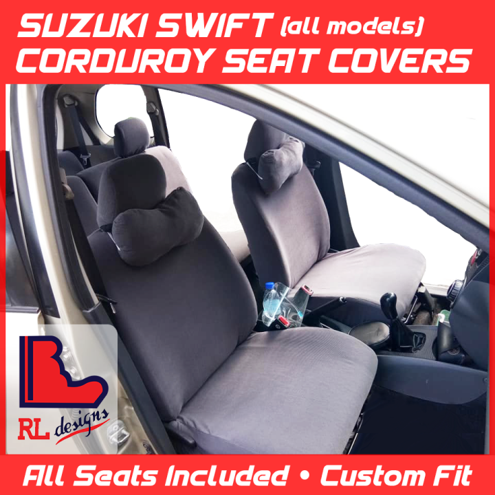 Suzuki Swift Corduroy Seat Covers (All Seats Included, Custom Fit