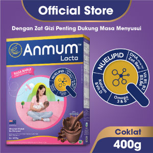 Anmum Lacta Susu Nutrisi Ibu Menyusui Chocolate 400gr