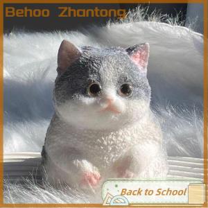 Behoo Taba Cute Chubby Cat Orange Cat Plush Soft Sticky Girl Kids Birthday Gift Fidget Squishy Toy Pet Ornaments Gifts