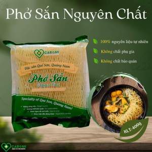 COMBO 10 GÓI PHỞ SẮN CAROMI - Đặc sản Quảng Nam 400gr