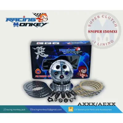 Racing Monkey Hyper Clutch Super Clutch 5 Lining SNIPER150 /155 V1 V2 / R15 V2 /TFX150/ Wave125