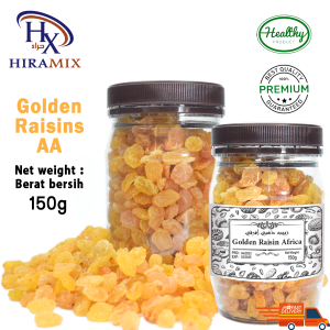 Fresh Raisins | AA Gold Raisins | Kismis Emas AA Dried Fruit 150g