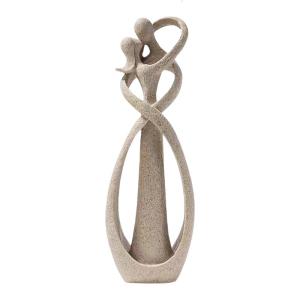 Elegant Kiss Couple Statue Handcrafts Resins Lover Figurine for Living Room or Bedroom Romantics Artistics Home Accent