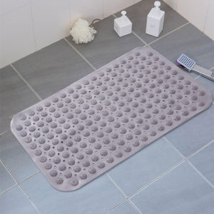 PVC Bathroom Non-slip Eco-Friendly Mat Toilet Shower Pad Door Mat Waterproof 36x69cm with Foot Massage