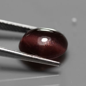 4.35 ct พลอยดิบ แคทอาย สคาโพไลท์ (Scapolite) สีน้ำตาลแดง แอฟริกา