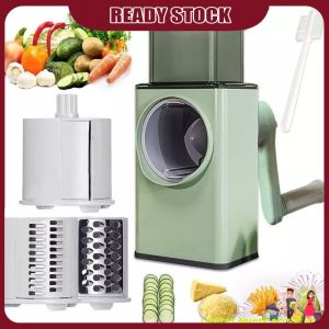 Vegetable Cutter Pemotong Sayur Serbaguna Mandoline Slicer Vegetable Chopper Manual Roller Grater Garlic Chopper Potato Onion Cutter Food Chopper Pemotong Sayur Serba Guna 多功能切菜器切片器
