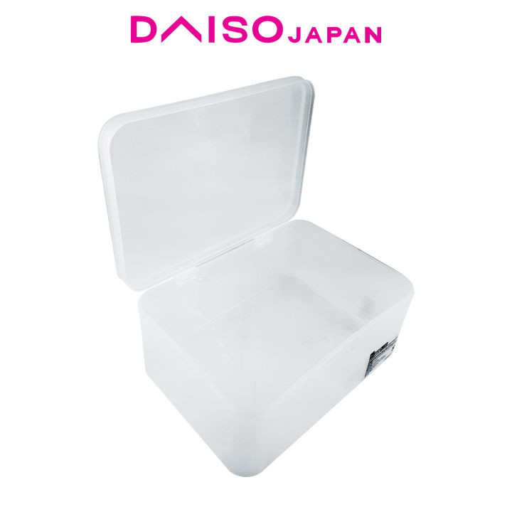 Daiso Stackable Storage Box with Lid Lazada PH