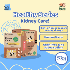(PER PIECE) Cats Taste Healthy Premium Jelly Cat Food Skin Joint Digestion Hairball Immune Kidney Urinary Weight 70g