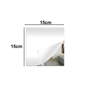 ADREE 1pc 1.6mm Thick Acrylic Mirror Sheet Shatterproof Self Adhesive Non Glass Mirror Stickers DIY Craft Hairdressing Wall Mirror Bathroom