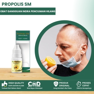 Obat Gangguan Indra Penciuman Hilang Anosmia Obat Penyakit Anosmia Obat Kelainan Indra Penciuman Obat Penyakit Anosmia Obat Hidung Tidak Bisa Mencium Bau Obat Hidung Mempet Dengan Propolis SM