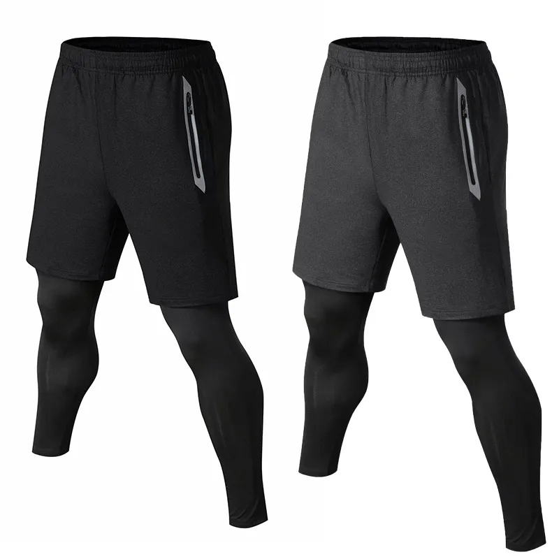 Mens Tight-fitting Compression Running Tights Pants Basketball