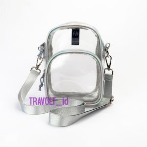 Mini Sling Bag - Tas Hp Travolt - Tas Pvc Transparan - Tas Selempang - Mini