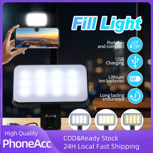 Portable Mini Selfie Fill Light On For Mobile Phone Computer Fill Light Selfie Beauty Clip Mobile Phone Computer Laptop