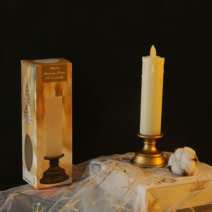 NẾN ĐIỆN-ĐÈN CẦY ĐIỆN Tử KÈM CHÂN NẾN TRANG TRÍ