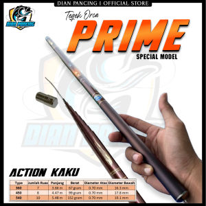 Joran Tegek Orca Prime Carbon - Tanpa Mika 360 450 dan 540