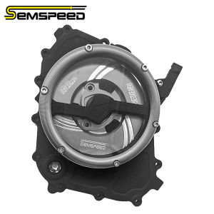 SEMSPEED Motorcycle CNC Engine Clutch Guard Crank Case Cover For CFMOTO 675SR 675NK 2024-2025