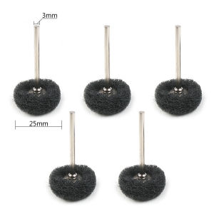 5pcs Mini Drill Abrasive Brush Nylon Buffing Polishing Wheel With 3mm Shank For Rotary Tool Accessories Set Grinding Sanding Mini Drill Abrasive Brush Nylon Buffing Polishing Wheel with 3mm/2.35mm Shank for Dremel Rotary Tool Accessories Set