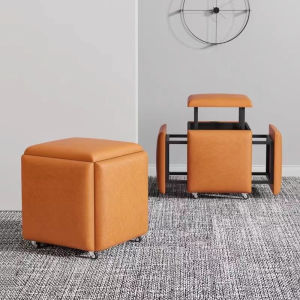 Multifunctional Combination Storage Stool Simple Five-in-one Family Living Room Five Stools