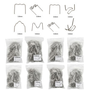 [AYLMER] 100PCS Automotive Plastic Repair Welding Nail Standard Pre Cut Wave Staples Bump