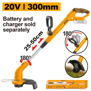 INGCO 20V CORDLESS GRASS TRIMMER | CGTLI20301 CGTLI20018