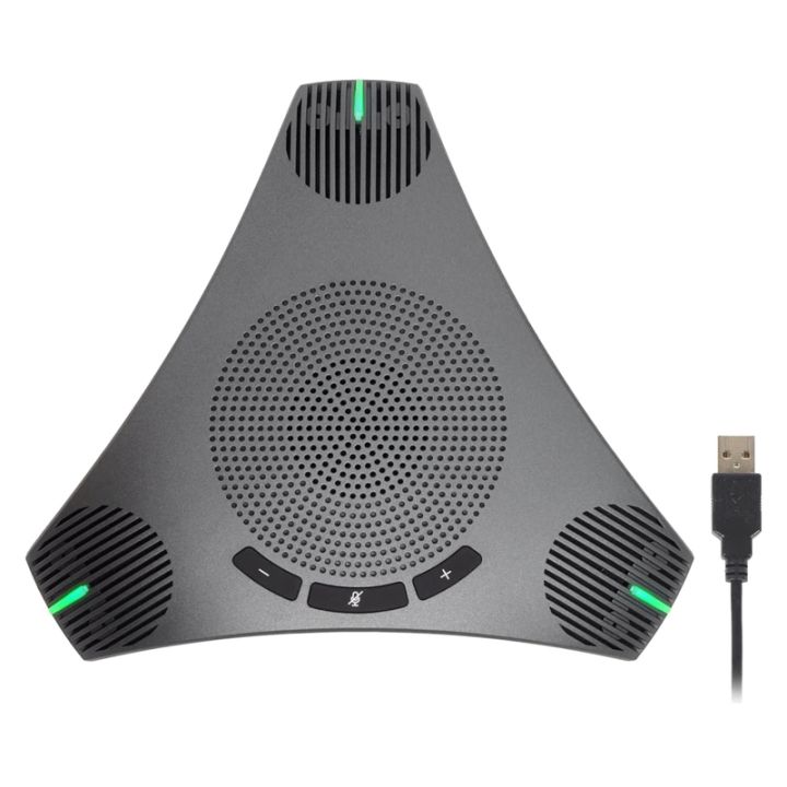 Conference Call Speaker And Microphone Usb Conference Speaker and Microphone, 360° Omnidirectional Microphone with