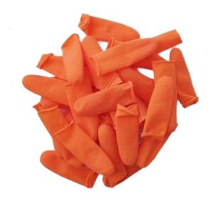 Pack of 50 Thickened Latex Finger Covers Ventilation Holes And Antislip Design Finger Cots For Cooking Kitchen