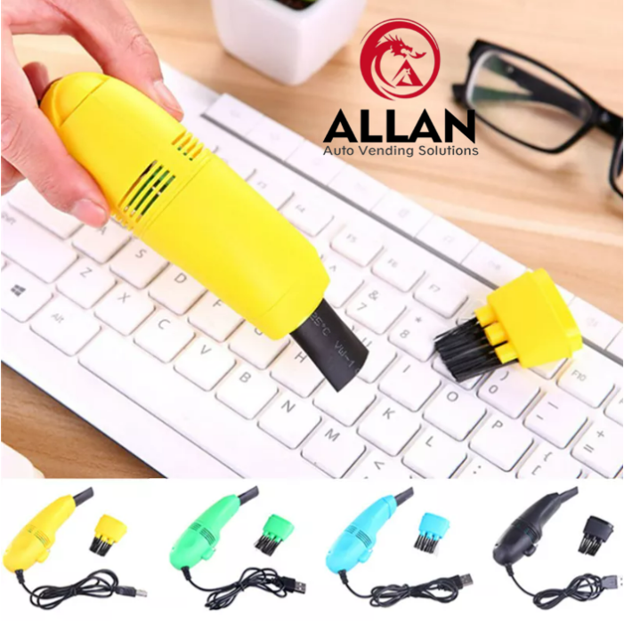 ALLAN Portable Mini Computer Vacuum USB Keyboard Cleaner PC Laptop ...