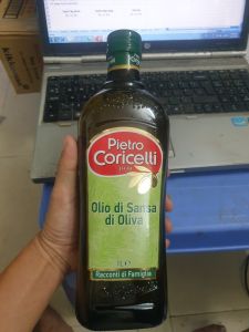 Dầu oliu Olive Olio di Sansa di Oliu Pietro Coricelli nhập khẩu Ý 1 lít/chai