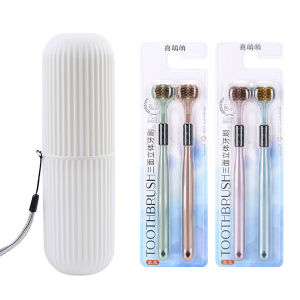 กล่องเก็บแปรงสีฟันและยาสีฟัน มี 4 สีให้เลือก สีชมพู สีเขียว สีเทา และสีครีม