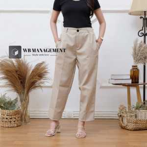 Annes Pants - Celana Wanita Kekinian Highwaist - Celana Basic Cewek Jumbo Murah
