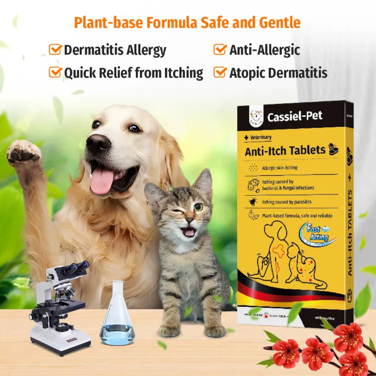 Cassiel Pet Allergy Treatment Anti itch Tablets Skin Disease