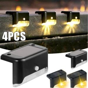 MLADEN Outdoor Solar Step Lights Deck Garden Path Lamp Solar Lights for Fence Lighting Waterproof Pathway Landscape Light