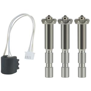 Hardened Steel Nozzle Assembly Kit for 3 3D Printer Hotend With High Temperatures Heating And Fast Installation