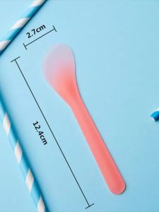 25 pcs Spatula Masker Wax Waxing Kosmetik Cosmetic Sendok Wajah Cream PP Silikon Silicon