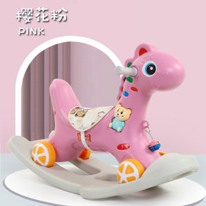 Ngựa bập bênh 2:1 cho bé vừa làm bập bênh vừa làm xe chòi chân ( có nhạc ).Bảo hành 12 tháng