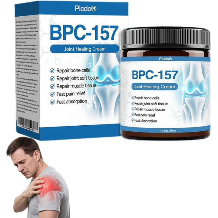 picdo bpc-157 Joint care cream BPC-157, BPC 157 cream, helps relieve joint discomfort and increases mobility, suitable for all skin types, 30 ml Peptide Reagent BPC-157 Peptide in Bulk Option:2.2oz