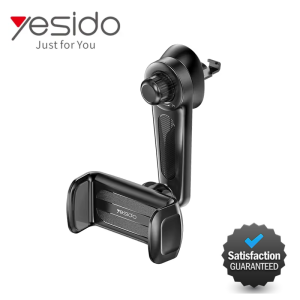 YESIDO C165 Unique Hook Air Vent Car Phone Holder Olecranon Design Full Double 360 Degree Rotation Adjustment Ultra Stable Silicone Cushioned Clips Premium Yesido Model C165