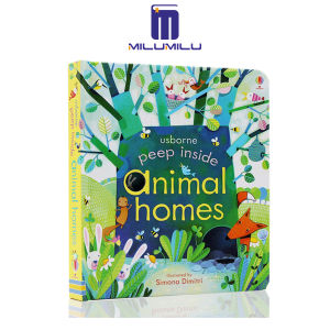 Peep inside animal homes Board book – International Edition by Anna Milbourne Original English books
