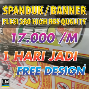 MURAH CETAK BANNER BACKDROP SPANDUK MURAH 1 HARI JADI FREE DESIGN