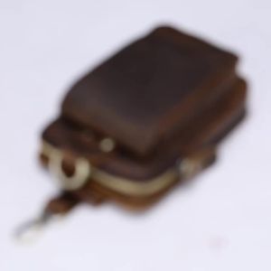 Mens Genuine Leather Phone Waist Bag Mens Belt-Worn Cowhide Phone Bag Multi-Functional Construction Site Hanging Bag Waist Bag