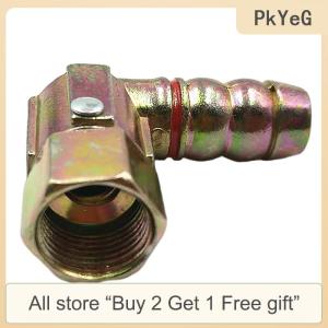 [COD] PkYeG Tool 1pc Brass Hose Fitting 11mm 19mm Gas Cooker Universal Joint Hose Connection Internal Thread Intake Elbow Screw Connector Coupler