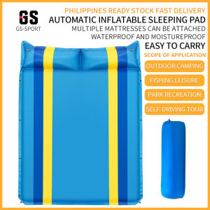 Outdoor Automatic Inflatable Mat Portable Waterproof Folding Sleeping Pad Bed Mat Inflatable Camping Sleeping