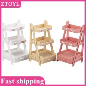 ZTOYL💝 1:12 Dollhouse Miniature Plant Flower Stand Shelf Bookshelf Display Rack Furniture Fairy Garden Tool Storage Rack Model Toy