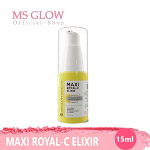 MS GLOW ELIXIR BOOSTER | ROYAL -C | DUAL RETIGLOW | mencerahkan wajah dan memudarkan bekas jerawat