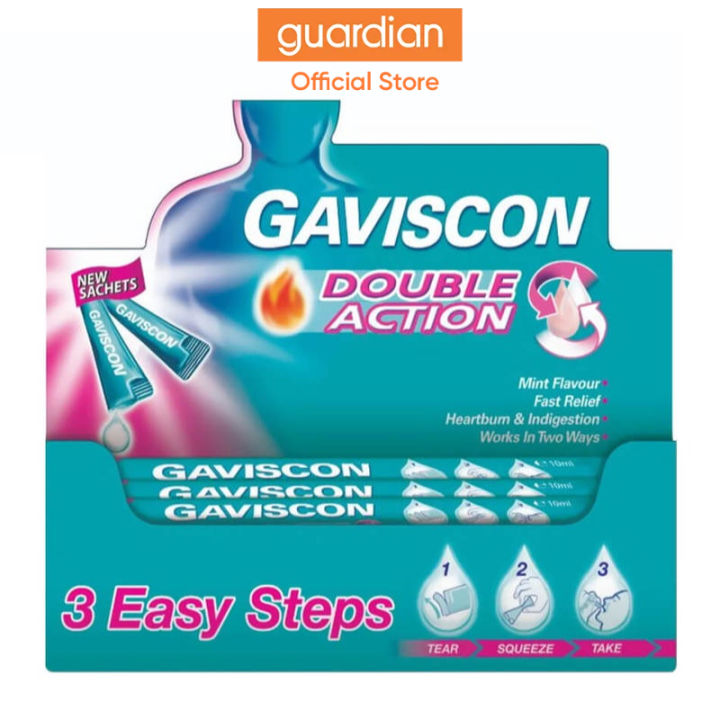 Gaviscon Double Action, 24 Sachets Lazada Singapore