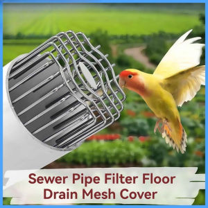 Sewer Pipe Filter Floor Drain Mesh Cover Anti-Rat/Bird Net Cover Toilet Exhaust Pipe